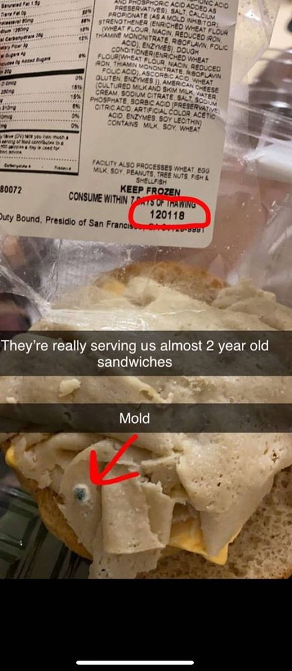 Moldy MRE. Has anyone ever seen this happen? : r/army