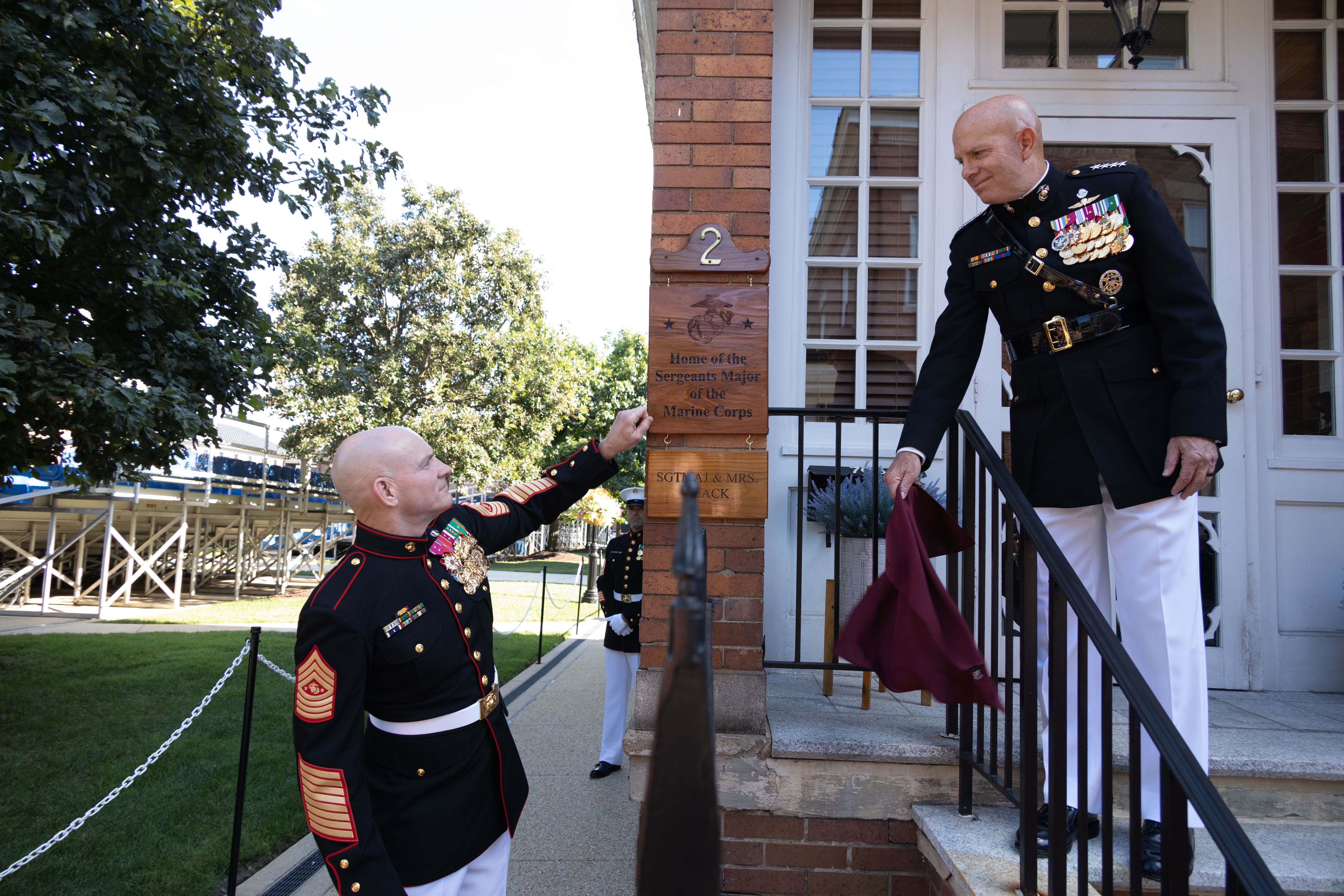 Top enlisted Marine gets an official home at historic DC barracks