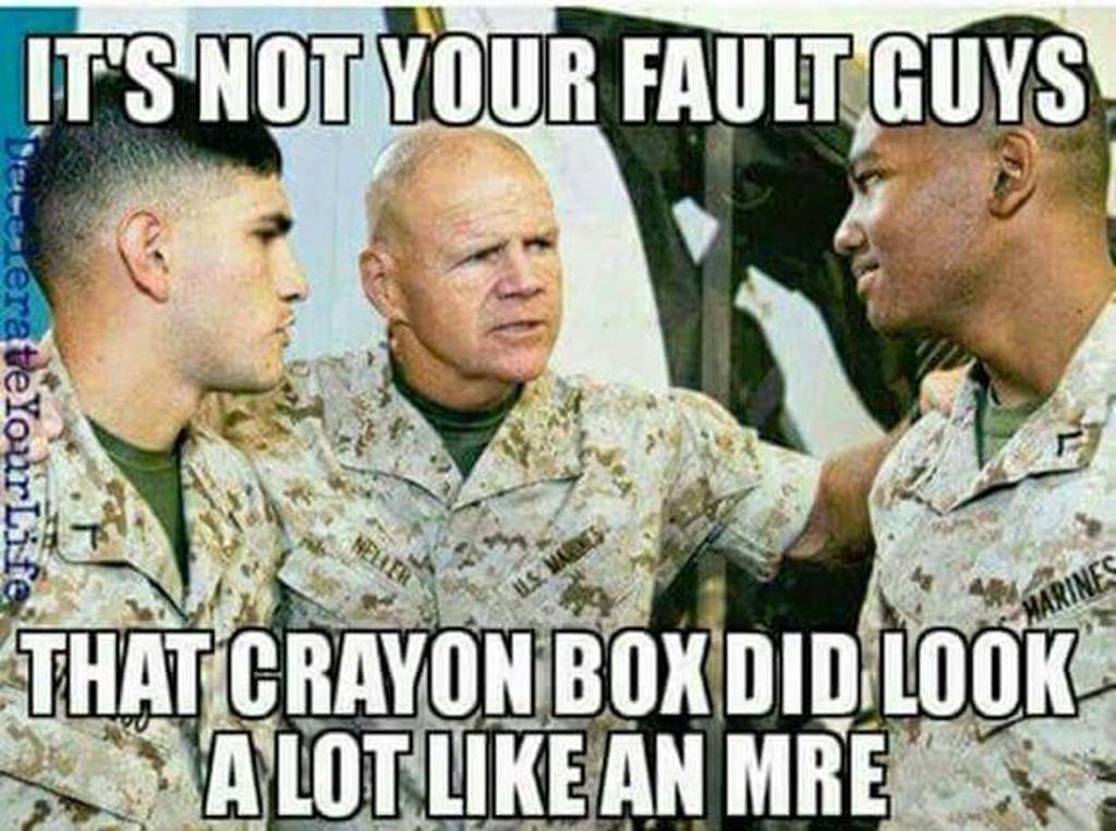 If you're gonna eat crayons, eat these ones. #military #army #marine #navy  #airforce #marines 