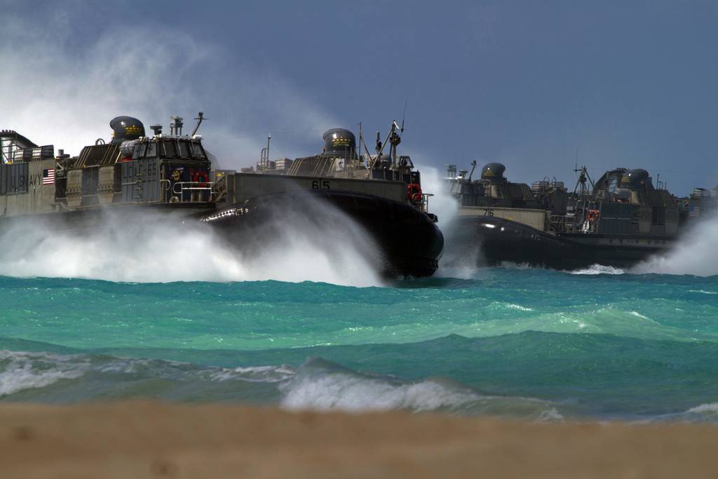 New amphibious landing tactics and technology