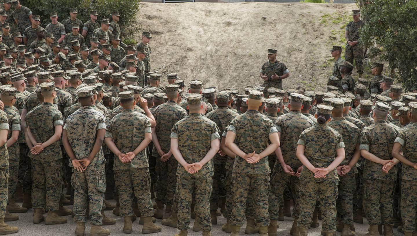 First West Coast Gender Integrated Marine Combat Training Class Graduates