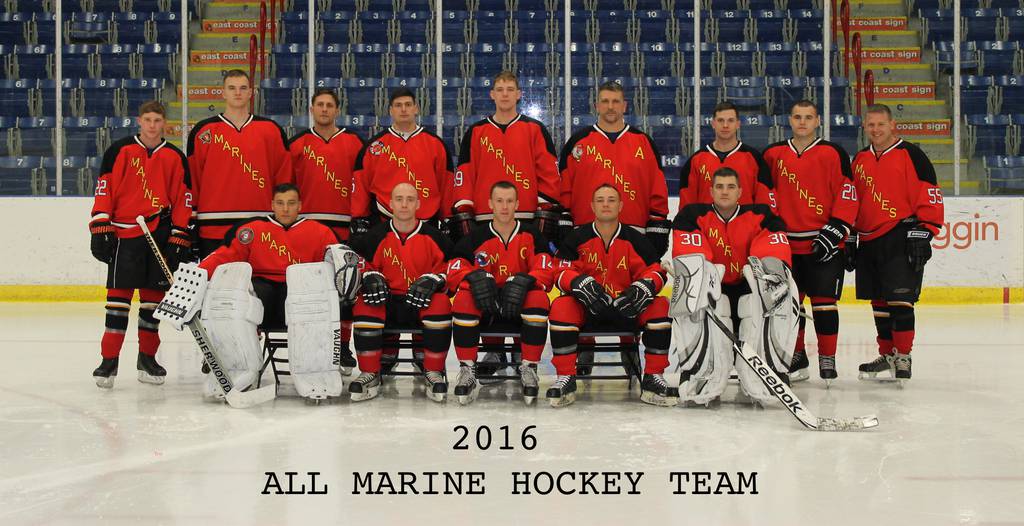 All-Marine ice hockey team hits the rink for first time in decades