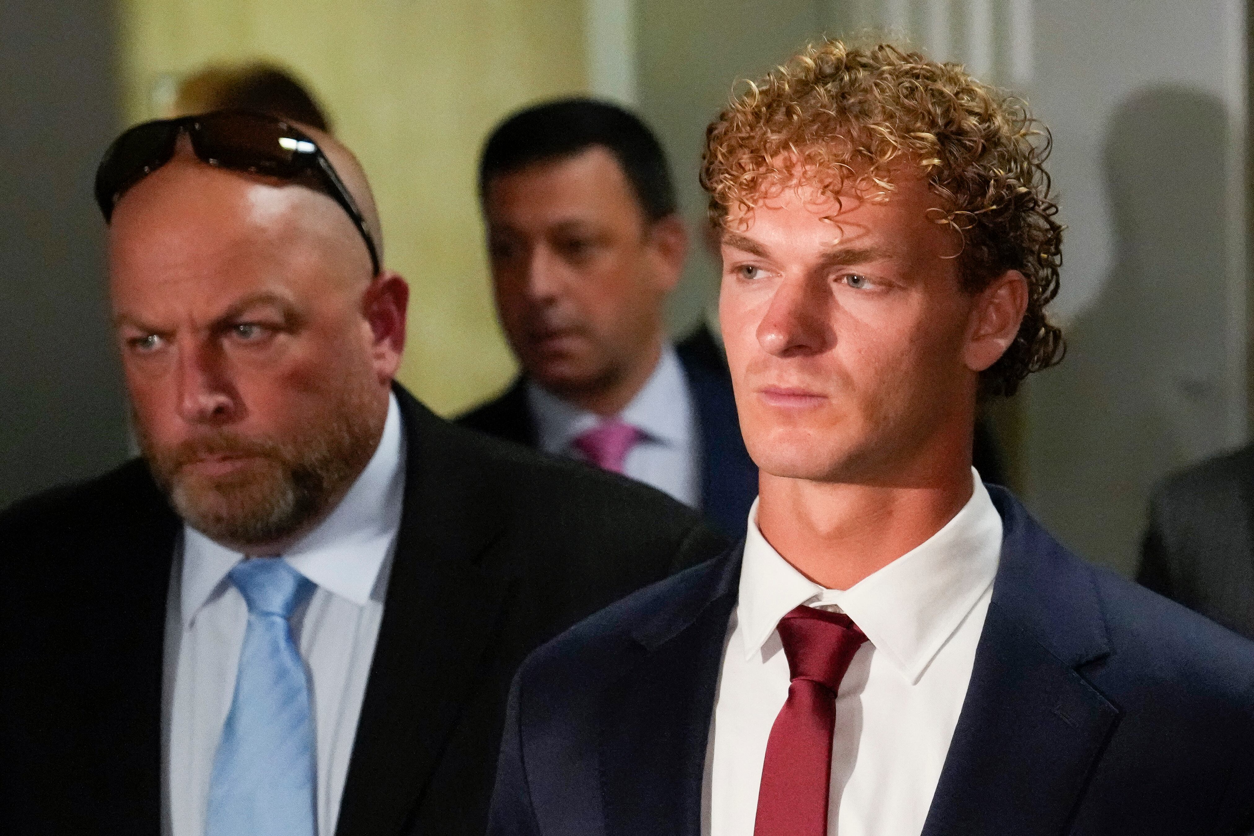 Daniel Penny departs Manhattan Criminal Court following his arraignment, Wednesday, June 28, 2023, in New York.