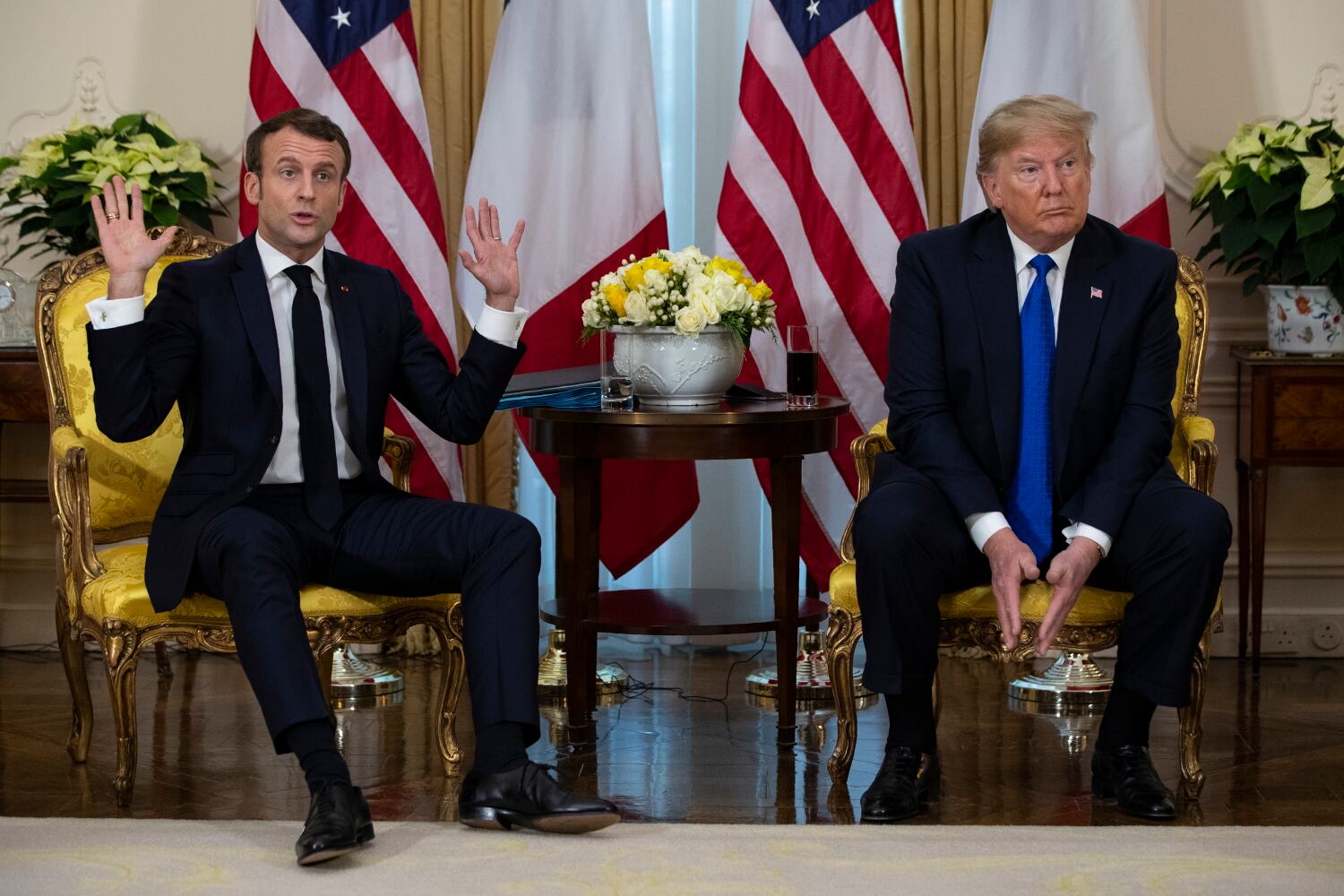 Trump, Macron