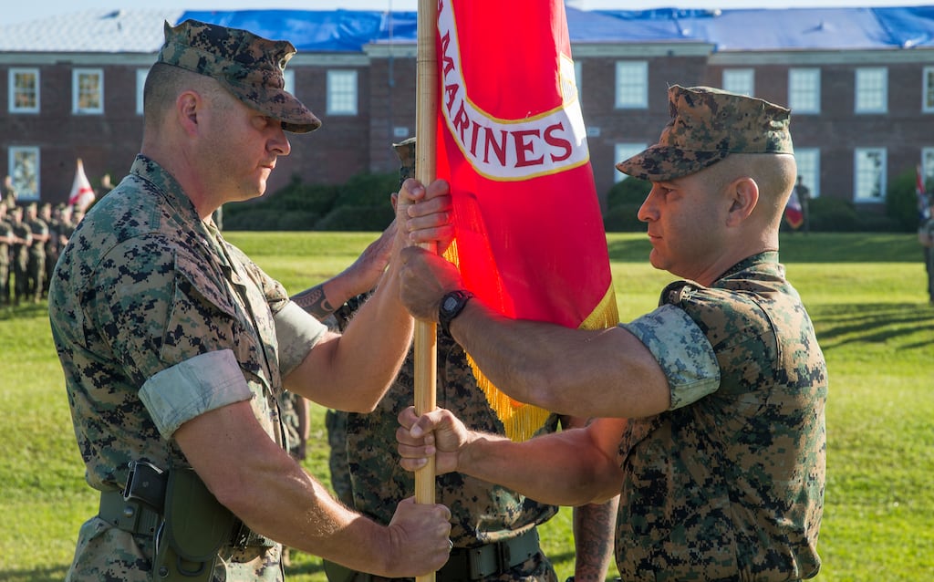 Commander and sergeant major fired from Marine unit that lost 2 rifles