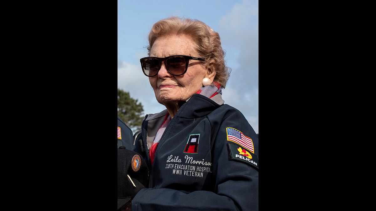 World War II veteran Leila Morrison