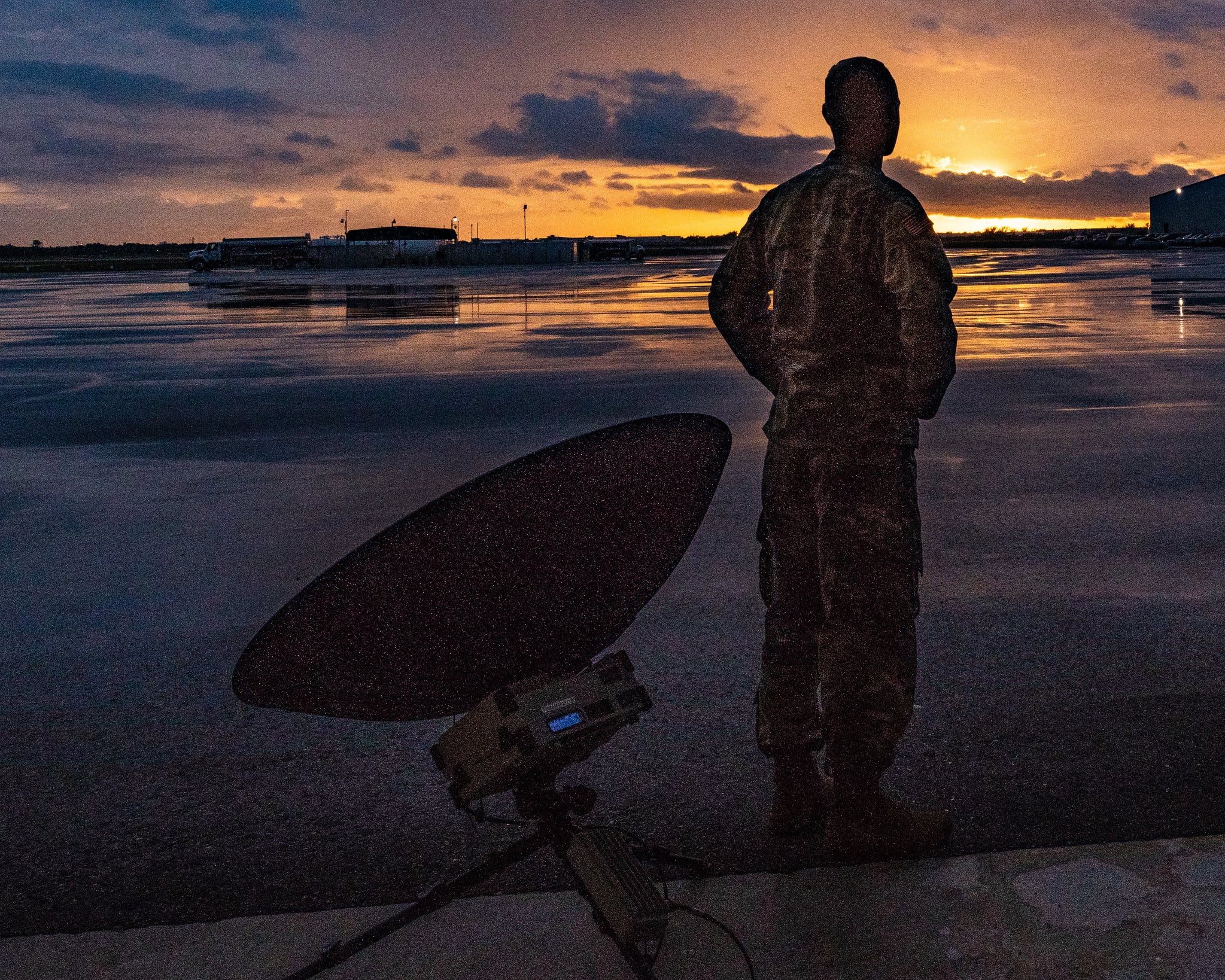 Florida National Guard soldiers and airmen load equipment and prepare for potential missions responding to Hurricane Dorian on Sept. 2 in Opa-Locka, Fla.