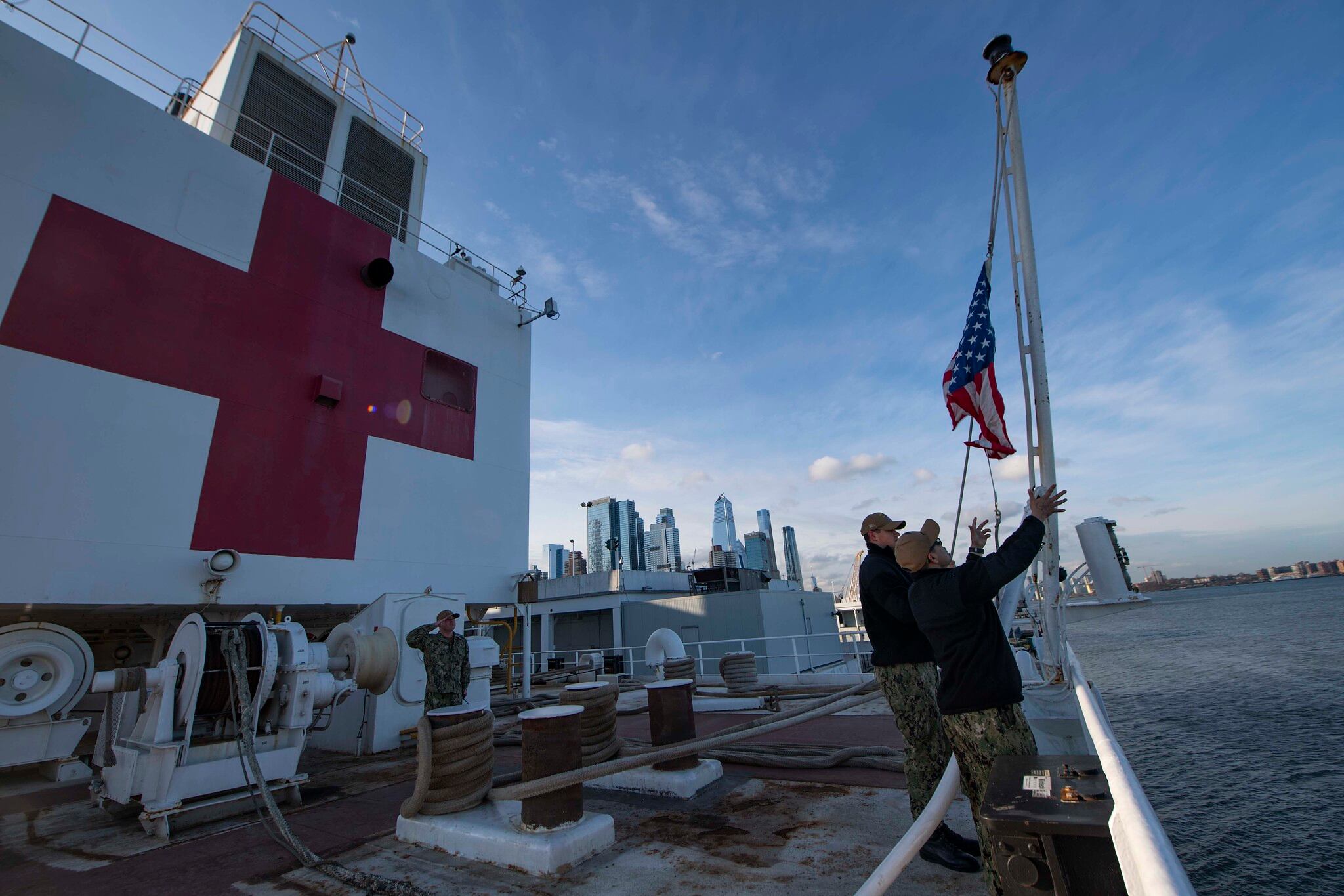 hospital ship USNS Comfort (T-AH 20)